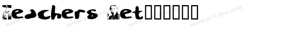 Teachers Pet字体转换